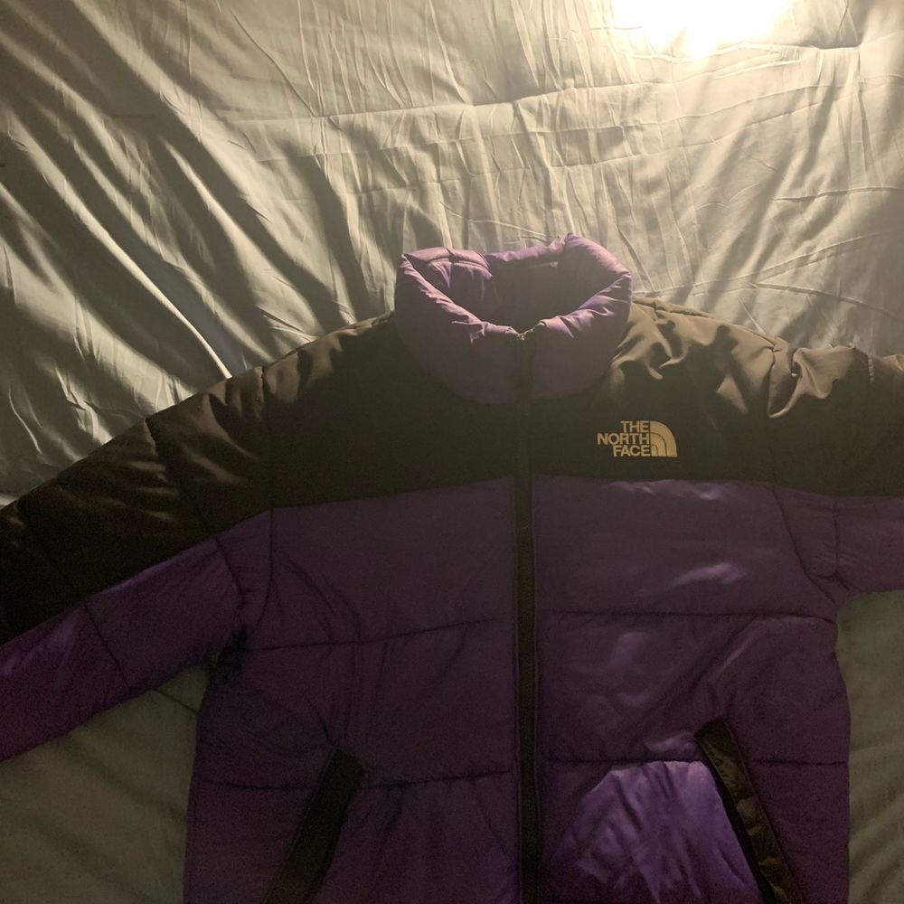 The North Face Kids Purple and Black Jacket